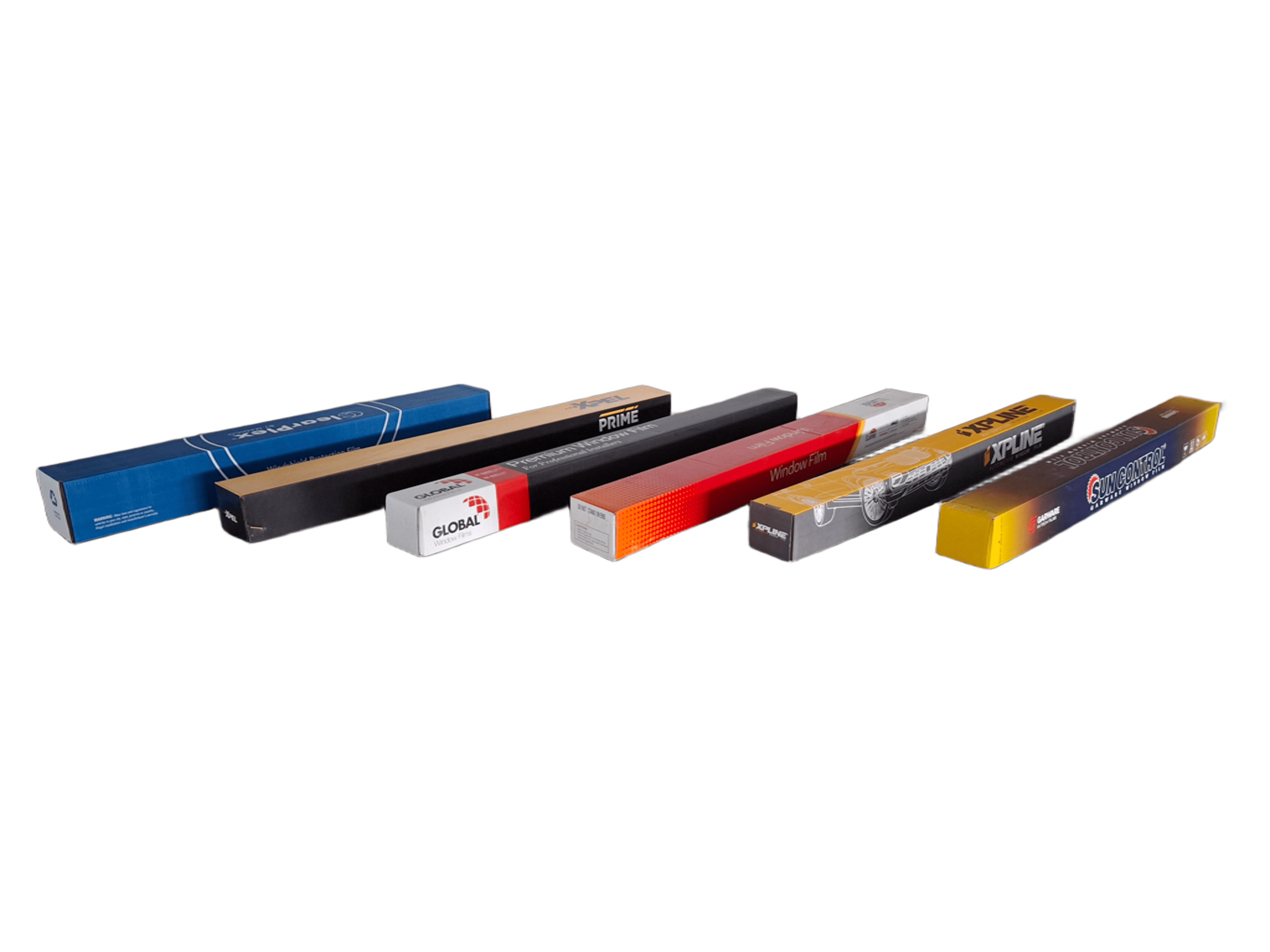 Коробки плёнок ClearPlex, XPEL, GLOBAL, XPLINE, SUN CONTROL